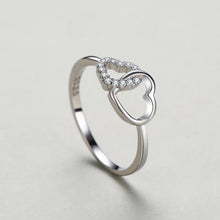 Venus Bond – Heart to Heart Silver Ring