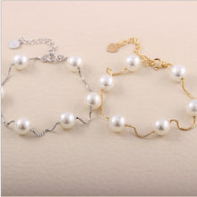 925 sterling Golden Pearl Grace Bracelet