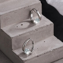 Tribal Sterling Silver Hoop Earrings