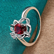 Ruby Bloom Elegance Ring