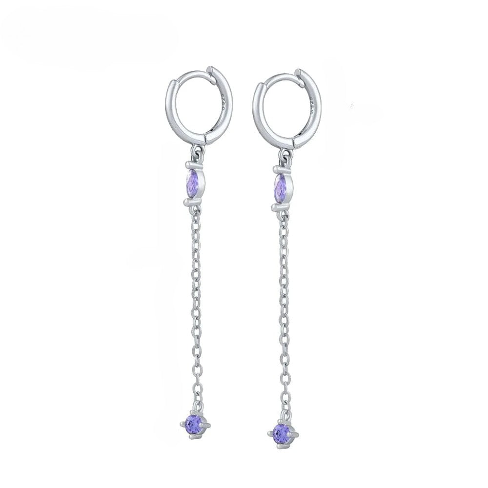 Lux – Sparkling Chain Hoops