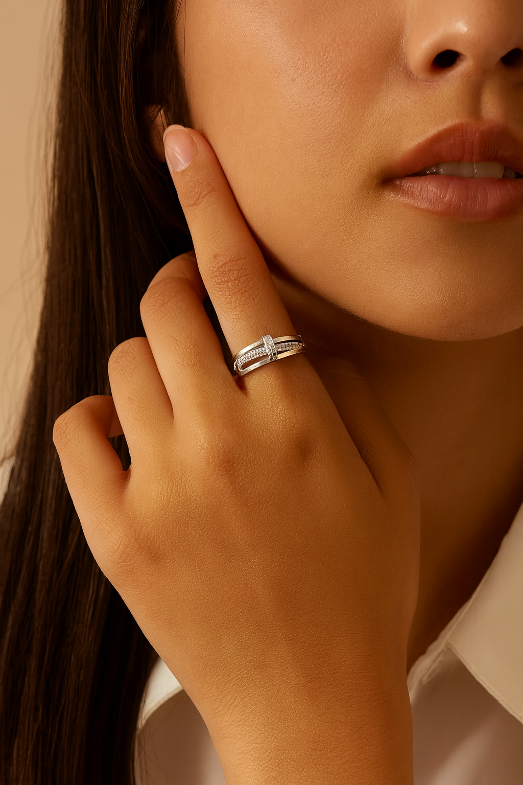 Lustre 925 Sterling Silver Ring