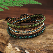 JasperHarmony Wrap Bracelet Boho Real Leather Unisex