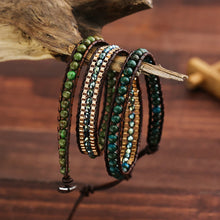 JasperHarmony Wrap Bracelet Boho Real Leather Unisex