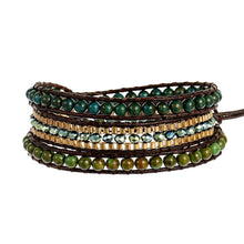 JasperHarmony Wrap Bracelet Boho Real Leather Unisex