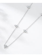 Crystal Embrace – Zircon  Chain Necklace