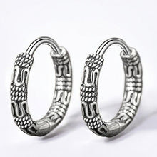 Vintage 925 Sterling Silver Hoop Earrings
