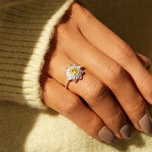 Golden Datura Sunflower Ring