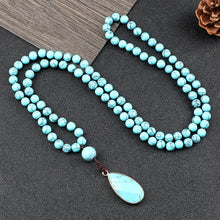 6mm Natural Stone ZenSpirit Mala Necklace