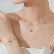 Ailmay Enchanted Pink Butterfly Jewelry Set