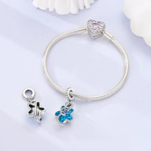 Celestia Bloom – Blue Lotus Moon Charm Bead