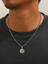 Men's Silver CompassStar Chain