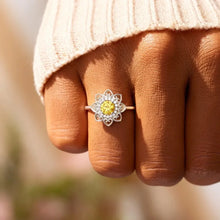 Golden Datura Sunflower Ring