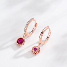 Aurora Hoops – Multicolour Crystal Circle Earrings