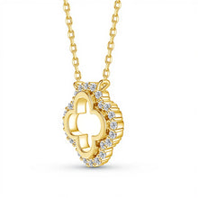 Eterna Clover – Moissanite Luck & Luxury Pendant