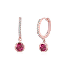 Aurora Hoops – Multicolour Crystal Circle Earrings