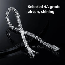 ZirLux Tennis Bracelet -925 silver plated 18K gold Zircon tennis bracelet