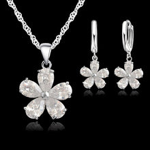 Floral Essence Sterling Silver Jewelry Set