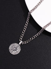 Men's Silver CompassStar Chain