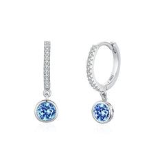 Aurora Hoops – Multicolour Crystal Circle Earrings