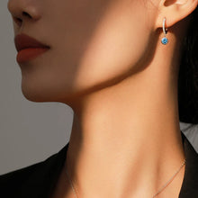 Aurora Hoops – Multicolour Crystal Circle Earrings