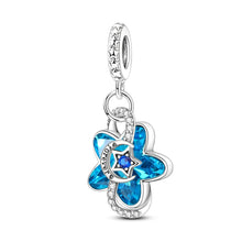 Celestia Bloom – Blue Lotus Moon Charm Bead