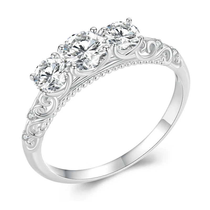 EternaGlow – Moissanite Engagement Ring