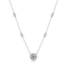 Luminous Grace Moissanite Pendant Necklace