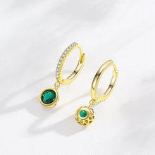 Aurora Hoops – Multicolour Crystal Circle Earrings