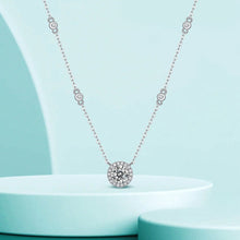 Luminous Grace Moissanite Pendant Necklace