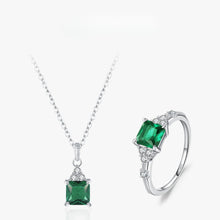 Emerald Grace – Green Zircon Luxury Jewelry Set